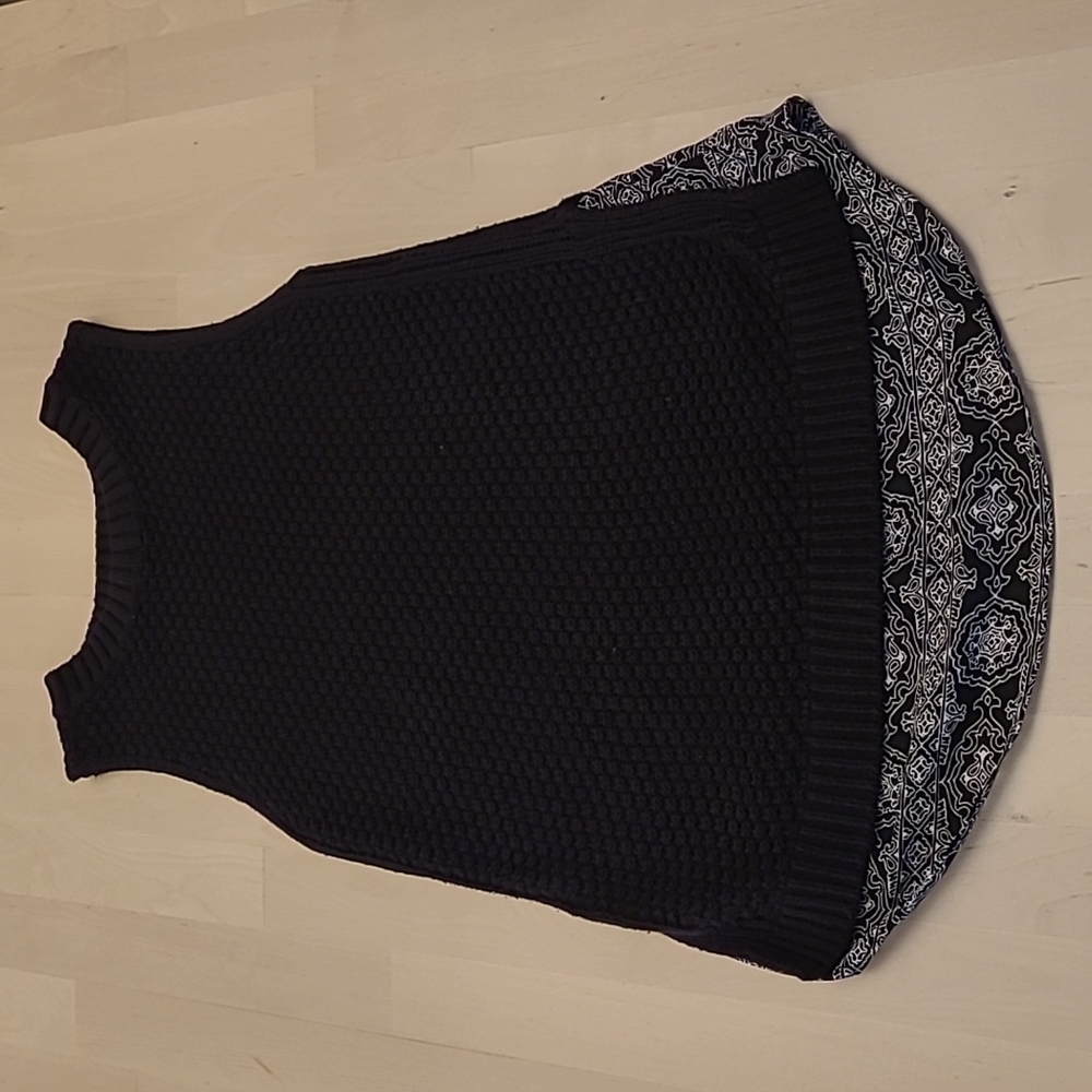 EUC LOFT Outlet Knit Double Layer Look Tank Top